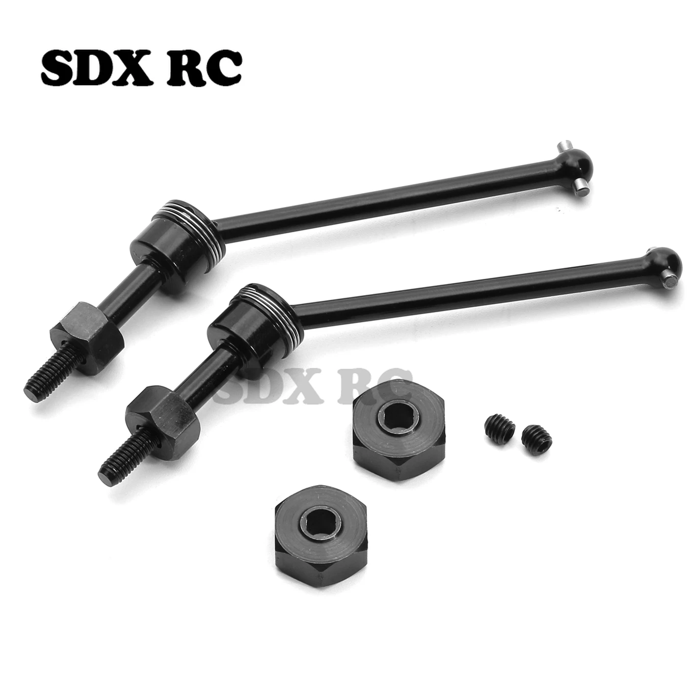 

2pcs Metal Front Drive Shaft CVD for Losi LMT 4WD Solid Axle Monster Truck 1/8 RC Car Upgrade Parts