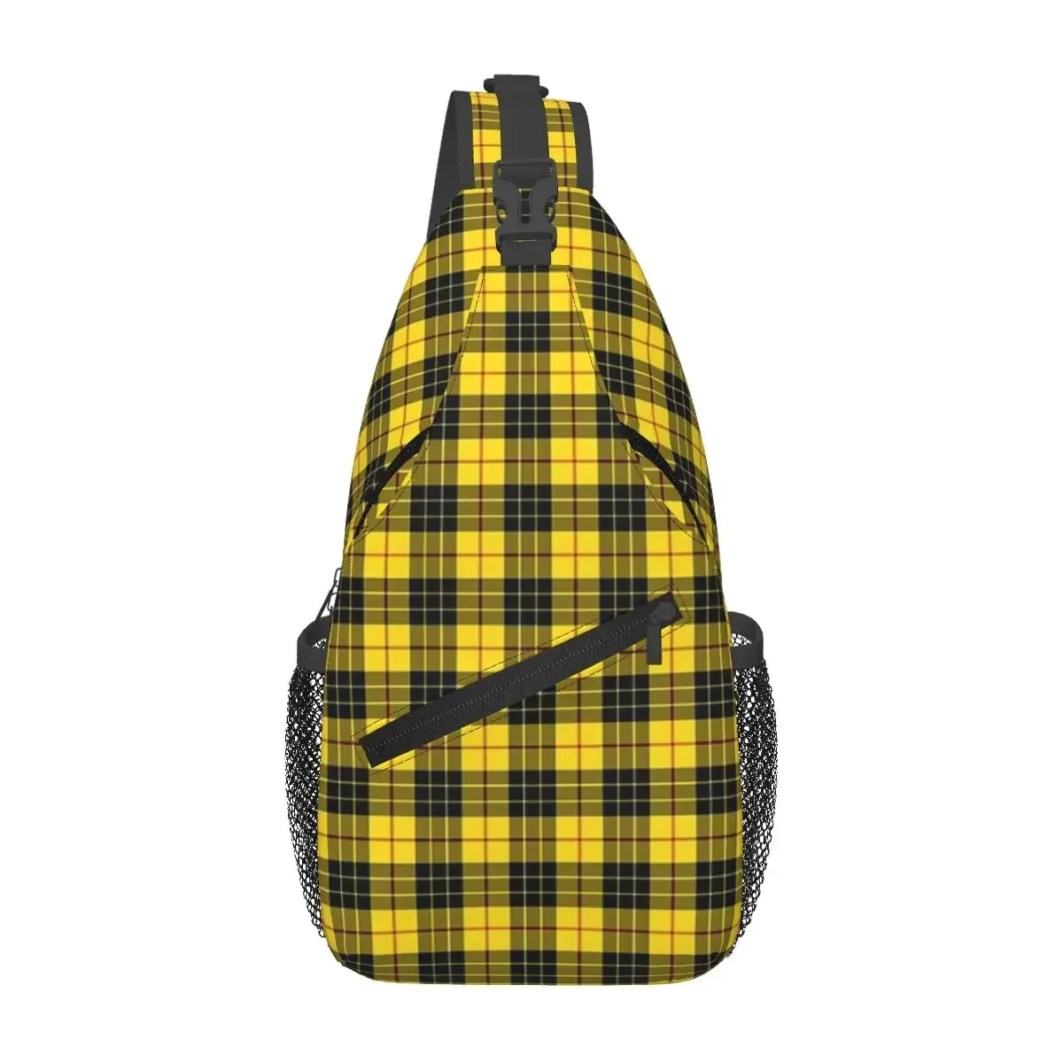 

Clan MacLeod Tartan Chest Bag Men Sling Crossbody Backpack Chest Bag Travel Hiking Daypack Shoulder Bag