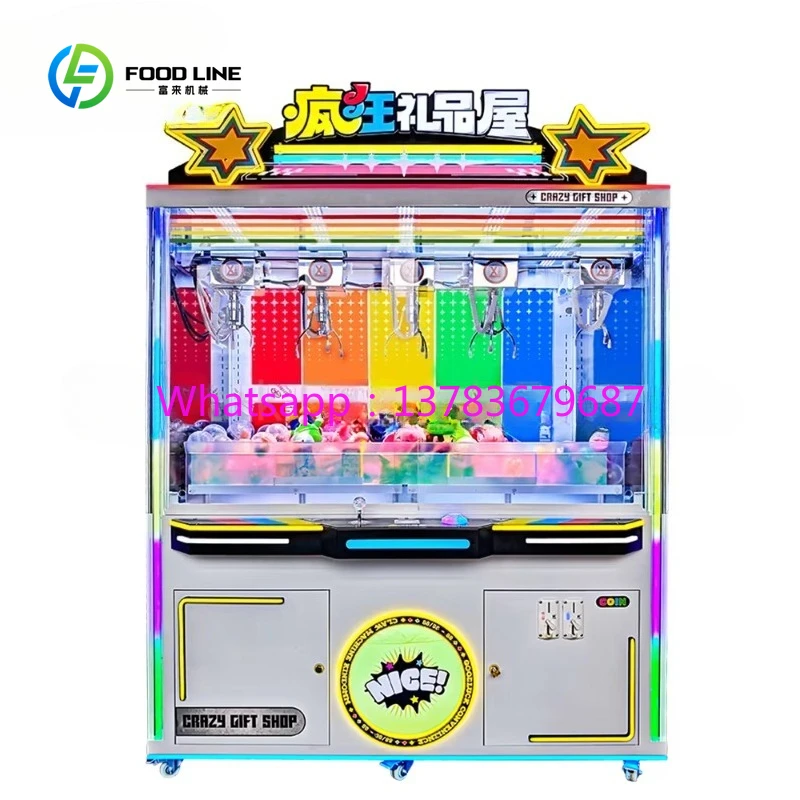 

Customized High Quality Large Adults Arcade Doll Plush Toys Crane Claw Coin Operated Games Machines