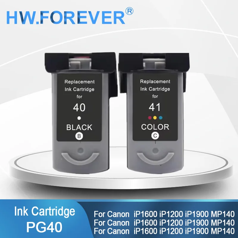 

PG40 CL41 PG-40 CL-41 Compatible Ink Cartridge For Canon iP1600 iP1200 iP1900 MP140 MP150 MX300 MX310 MP160 Printers Inks