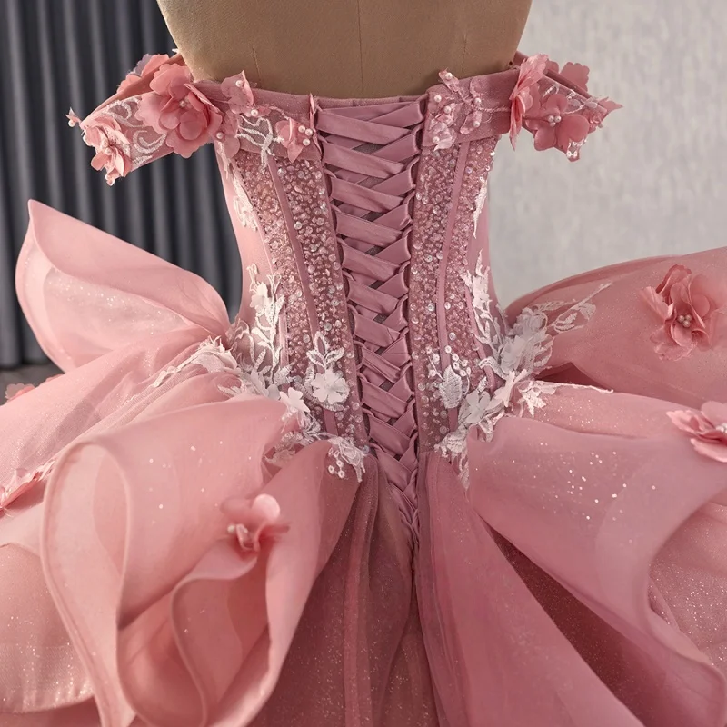 Рисунок 4 - Персиково-розовое платье Quinceanera