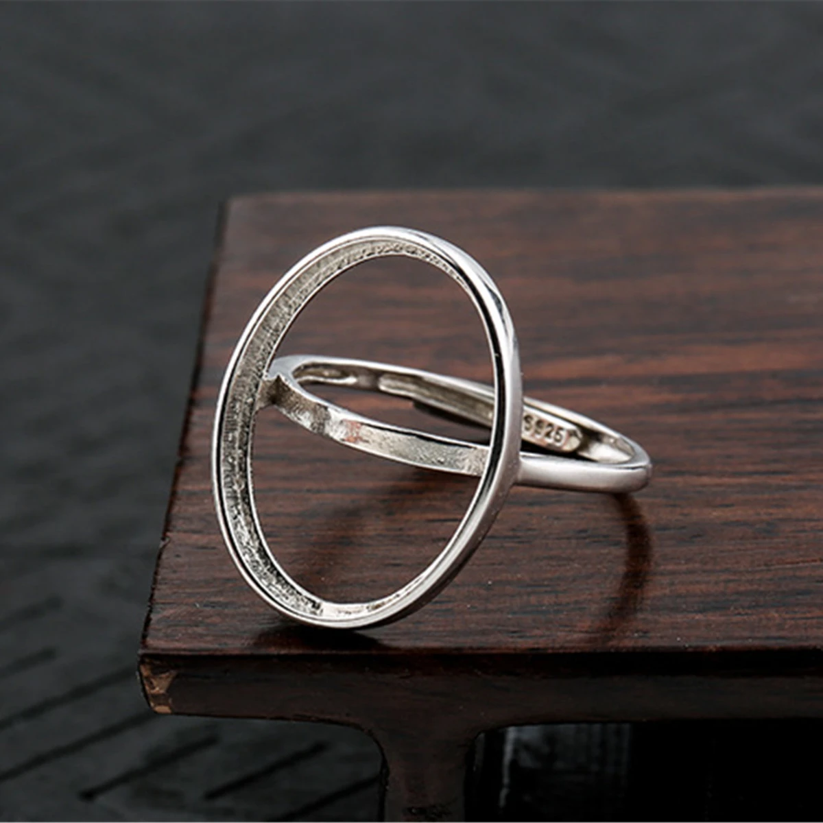 

Ring Blank (5x7mm/6x8mm/7x9mm/8x10mm/10x12mm/10x14mm/12x16mm/13x18mm/14x19mm Oval Blank) 925 Silver Adjustable Ring Setting