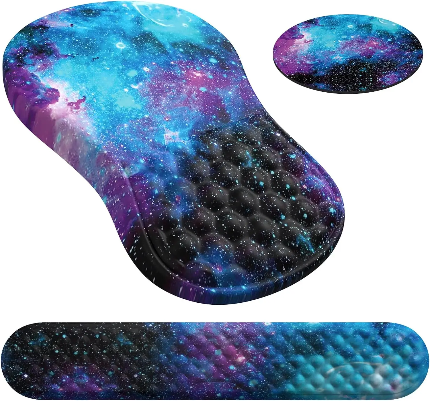 

Wrist Mouse Pad Keyboard Rubber Mousepad Wrist Rest Table Computer Mat For Office Computer Laptop