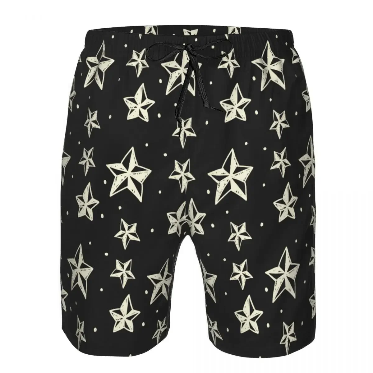 

Swimwear Mens Swim Shorts Beach Swimming Trunks For Man Geometric Stars Swimsuit Surf Board Bathing Suit