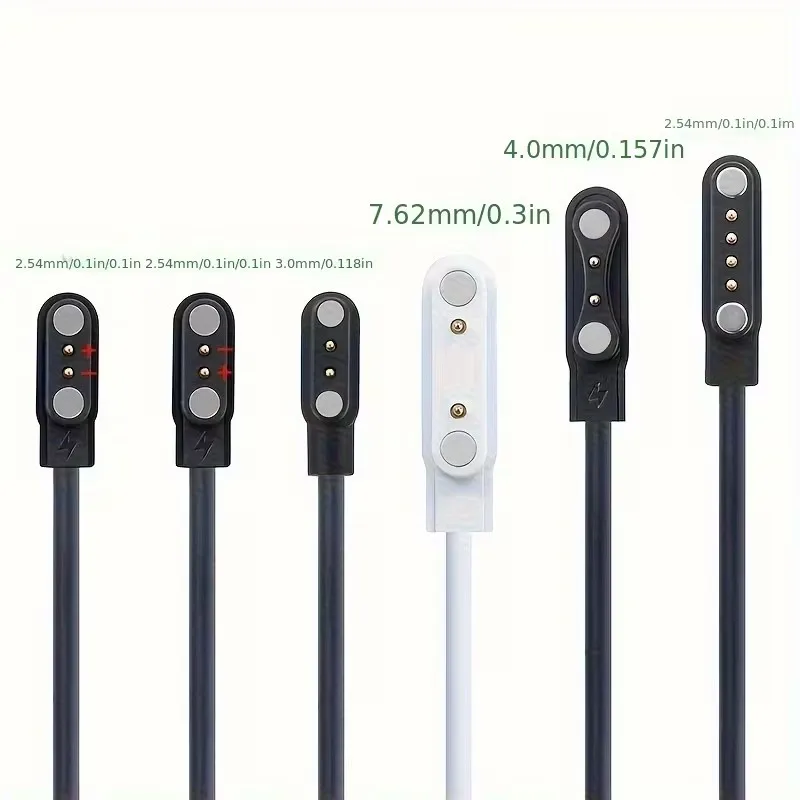 2-Pin And 4-Pin USB Smart Watch Charging Cable,Replacement Cord, USB Charger For Watch Juicer Cup Charging Cable