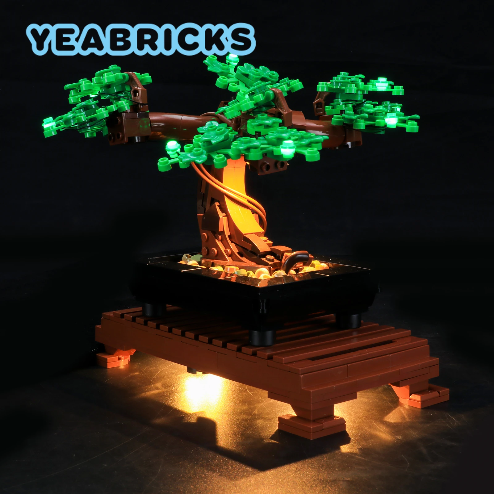 YEABRICKS LED Light Kit for 10281 Green Bonsai Tree Building Blocks Set (NOT Include the Model) Bricks Toys for Children