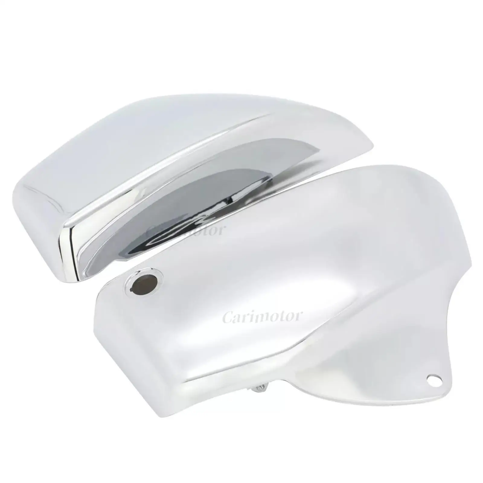 Motorcycle Chrome Battery Side Cover For Honda Shadow Aero Sabre 1100 VT1100C2 C3