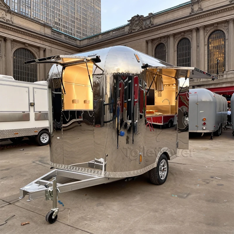 

Mobile Custom Fully Equipped Food Trucks Crepe Candy Pastry Sweet Snack Catering Food Truck Trailer Plan Food Cart