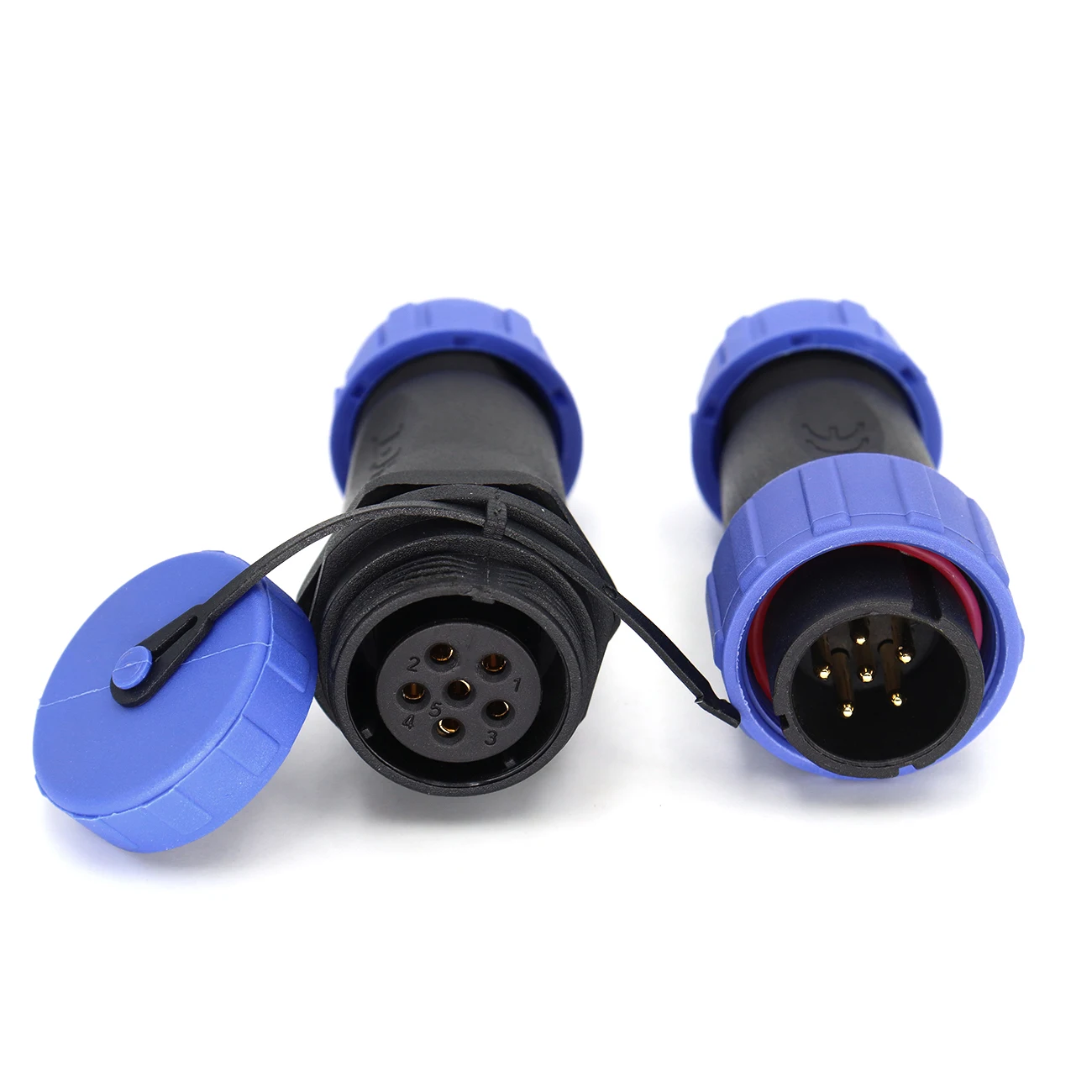 SP21 waterproof connector 2/3/4/5/6/7/8/9/10/12 pin  power cable docking connector male and female connectors  ,IP68
