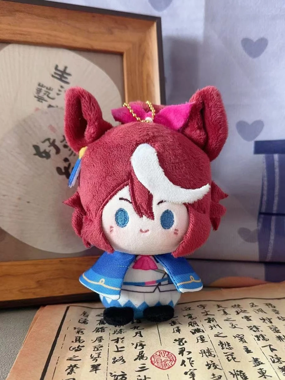 Pretty Derby Tokai Teio Rice Shower Special Week Silence Suzuka Cosplay Costume Plush Mascot 10cm Doll for Pendant Toy Keychain