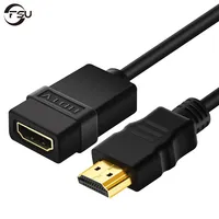 3FT HDMI-applicable Extension Cable Male to Female 0.5M 1M Connector Adapter Port 1080P For HD TV LCD Laptop Projector