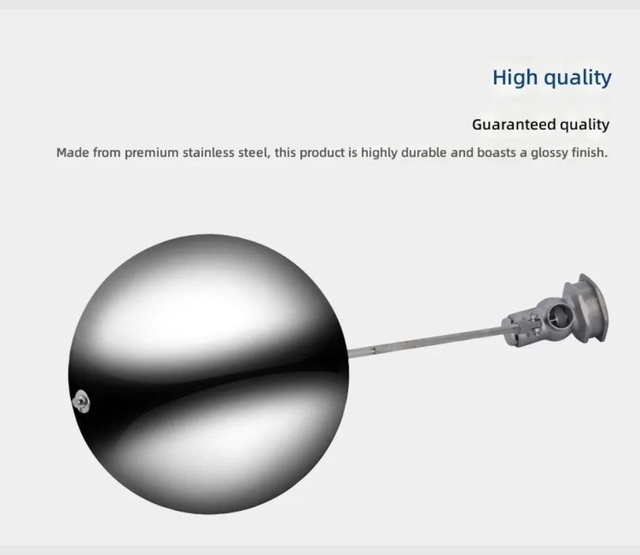 Stainless steel 304 round belly float valve Dn100 DN80 DN65 external thread industrial valve switch