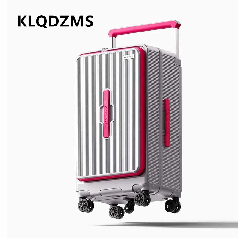 KLQDZMS Luggage Password Box  20 Inch Strong and Durable PC Boarding Box 24