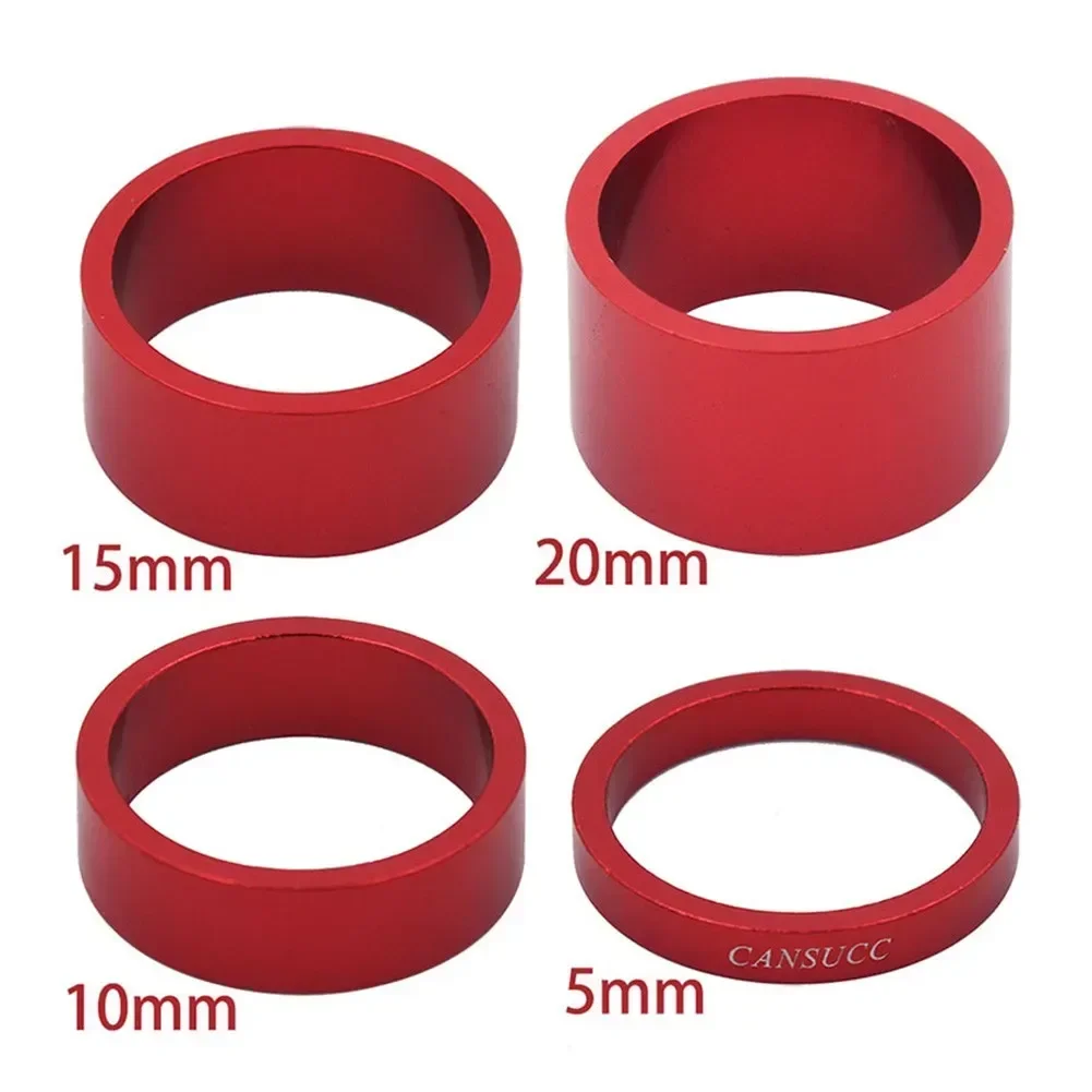 1 Set Bicycle Headset Spacer Mountain Bike Headset Washer Front Stem Fork Spacer Aluminum AlloySpacers Ring Gasket