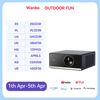 Wanbo X5 Pro Projector Full HD 1080P Proyector Support 4K 1100 ANSI  Android 11.0 Home Google Widevine L1 And Assistant