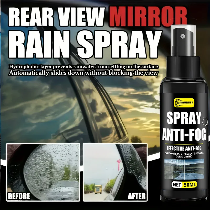 Motorcycle Helmet Anti-Fog Spray, Effectively Prevents Fogging, Enhances Visibility with Durable Nano Coating, Suitable for All image 3