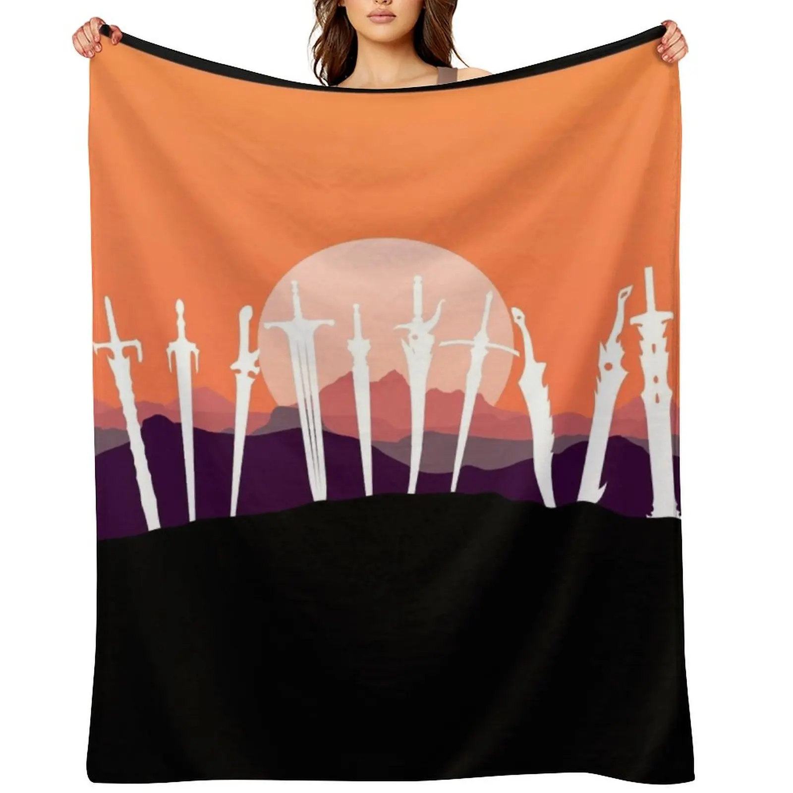 

Honorblades - Stormlight Archive Throw Blanket Decorative Sofas Plaid Plaid on the sofa Nap Blankets