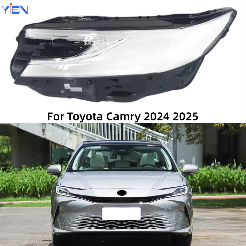

Для Toyota Camry 2024 2025: Защитный кожух/стекло фары, корпус фары, линза фары, передняя фара, аксессуар для автомобиля