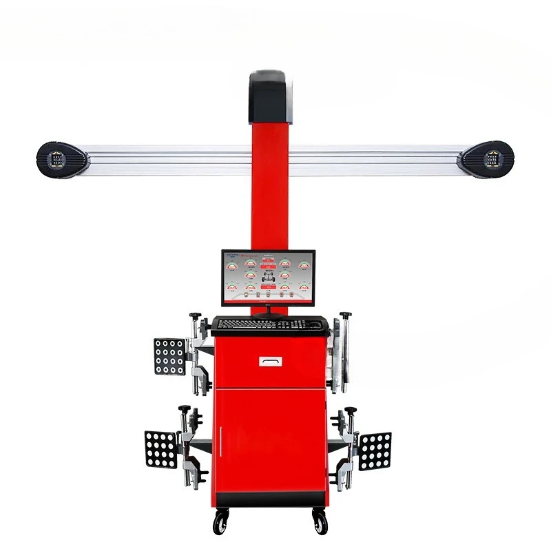 Automotive intelligent 3D four-wheel aligner, equipment large shear four-column lift