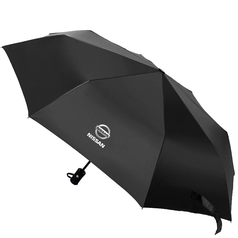 Umbrella For Nissan X-trail Qashqai Note Juke Sentra Windproof Fully-Automatic Umbrella Rain Gift Parasol Travel Car Umbrella