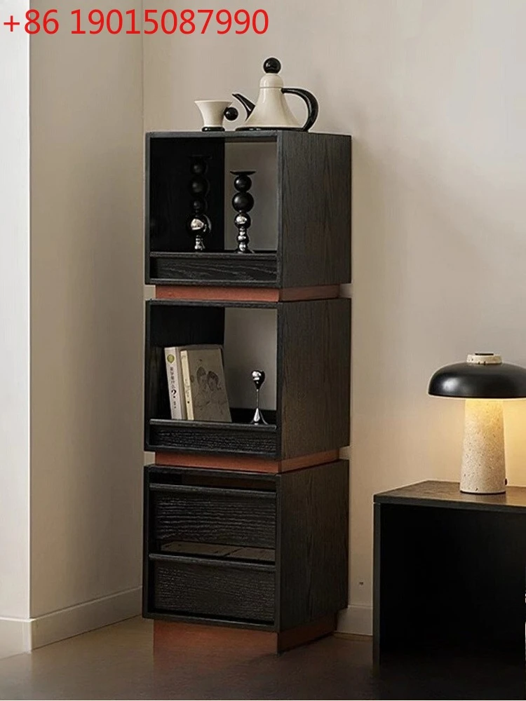 

Corner Storage Cabinet Integrated Floor-standing Rotatable Household