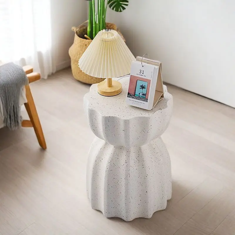 

Innovation Nordic Side Few B & B Small Round Table Bedside Table Creative Small Coffee Table, Milk Tea Cafe Side Few Balcony Pub