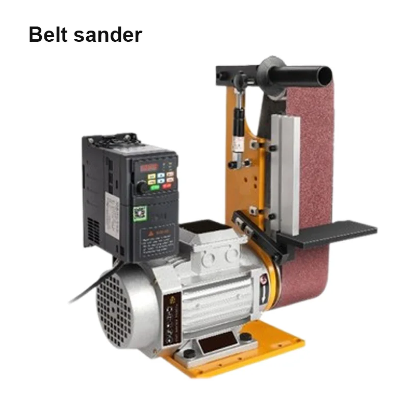 

Speed Regulating Electric Belt Sander Multifunctional Belt Polishing Grinder For Knife Sharpening DIY Grinding Tools 220V