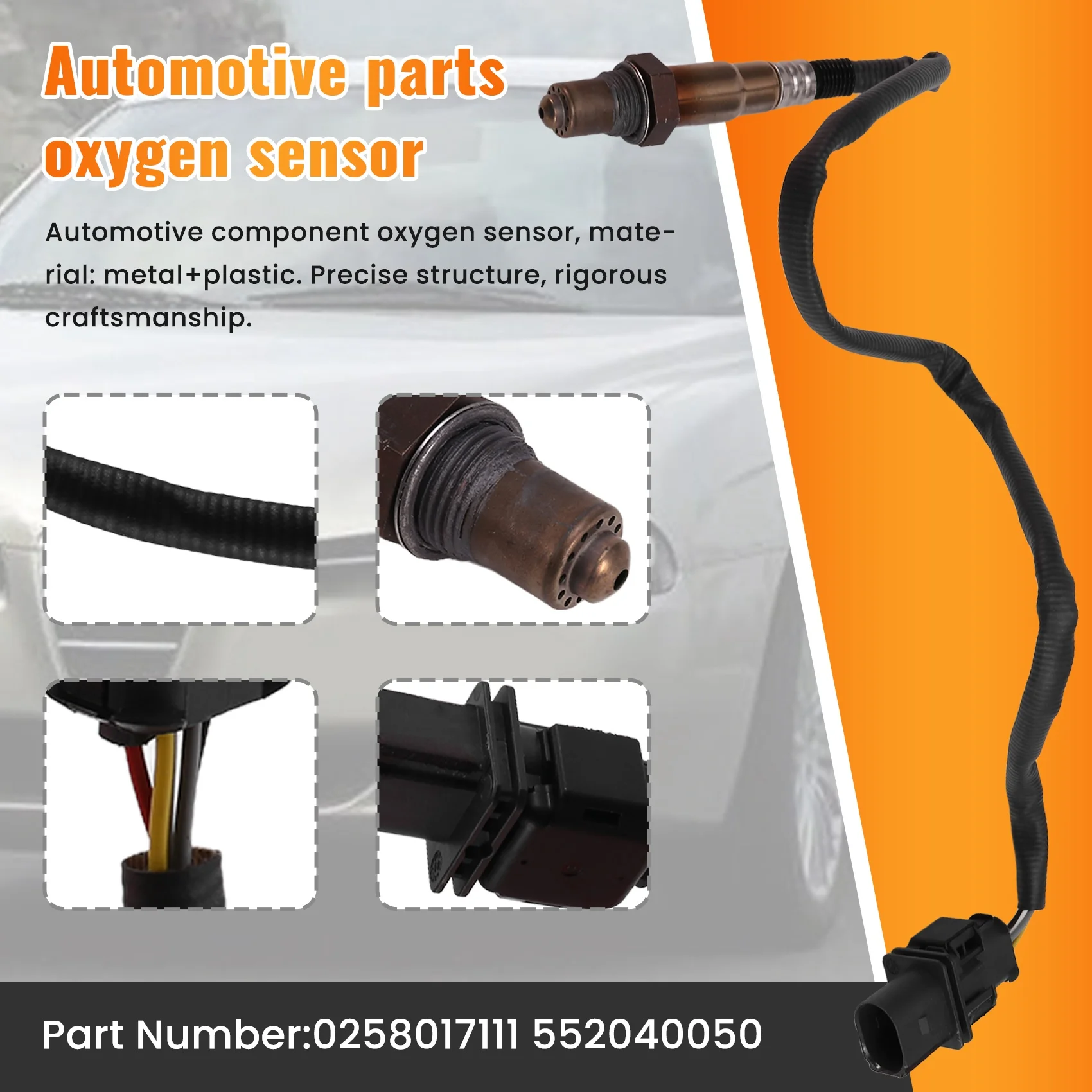 

0258017111 552040050 Датчик кислорода для Alfa Romeo 156 BRERA GT SPIDER 159 1,8 1,9 2,2 2003-2015