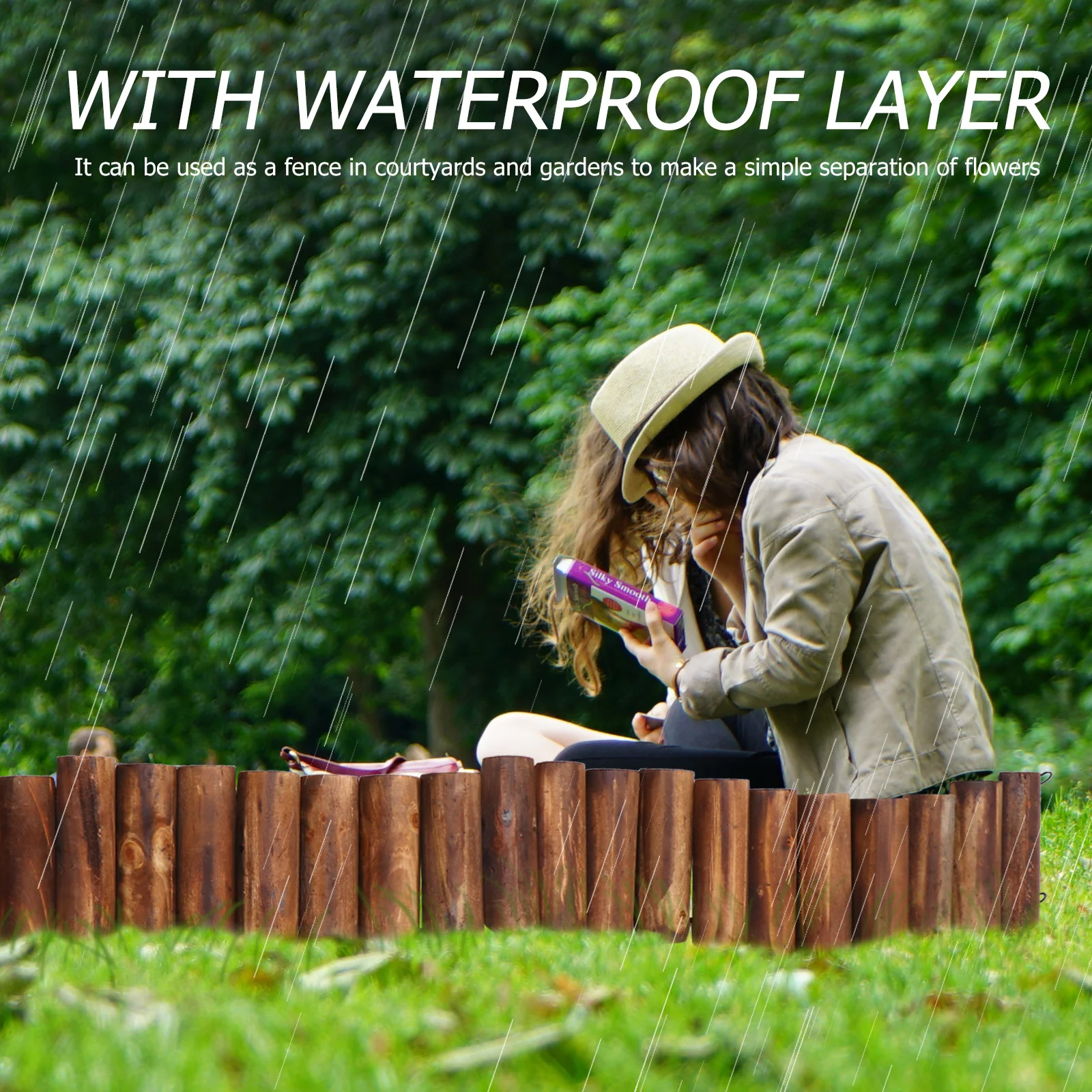 

Yard Premium Carbonized For Outdoor Courtyard Decoration Landscape Anti-Corrosive Waterproof Wood Pile Garden Supply Garden Wood