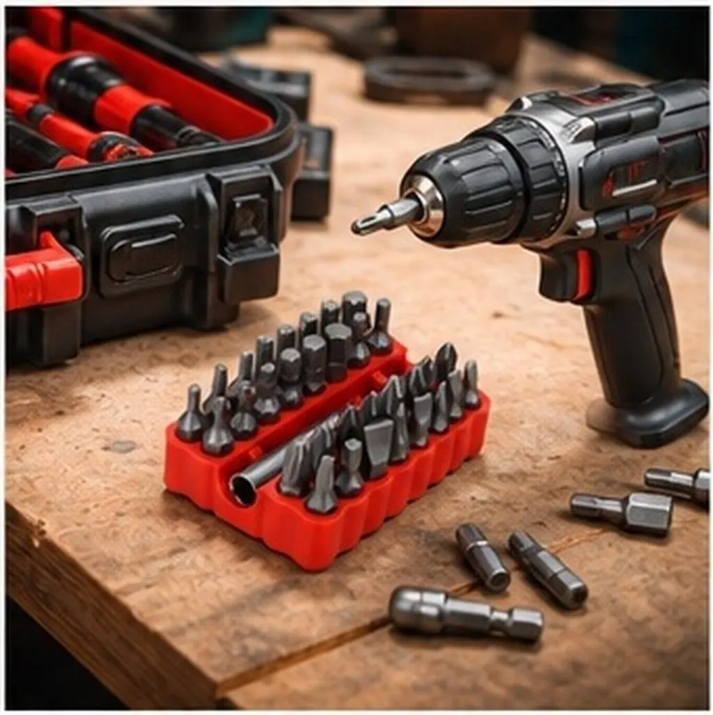 33Pcs Screwdriver Bit Kit Premium Hardened Steel Bits for Cordless Screwdrivers Efficient Disassembly Maintenance Craftsman