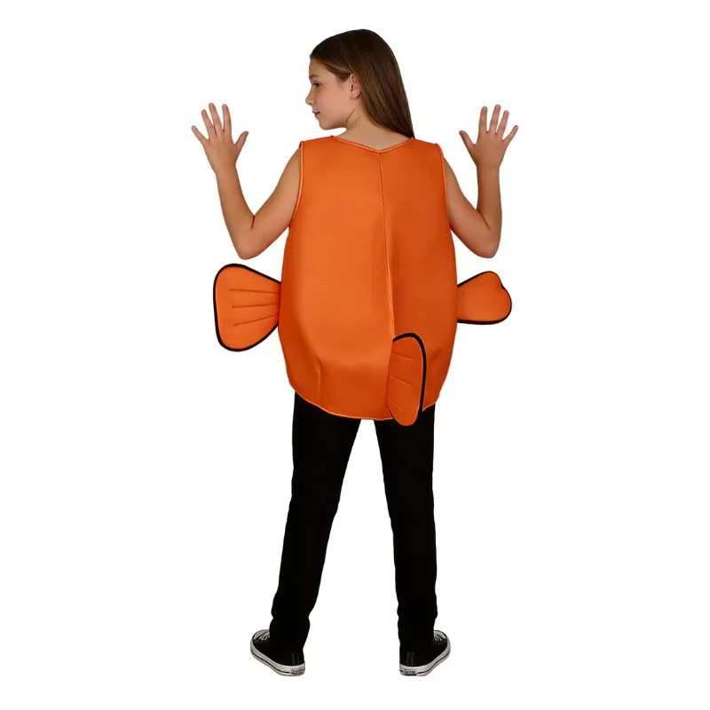 New Sea Animal Cosplay Costume Cartoon Finding Nemo Clownfish Sponge Suit Halloween Theme Party Role Playing Outfits for Unisex view 3