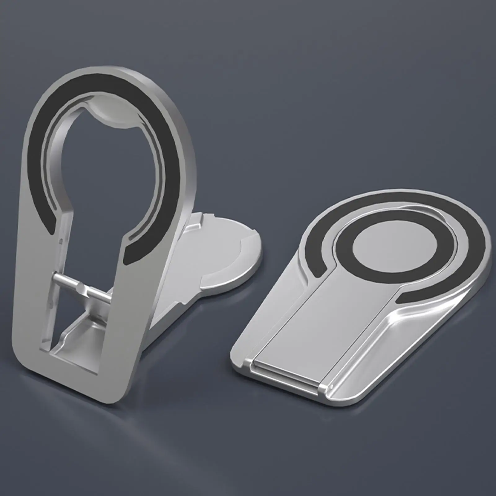 

Double-Sided Adjustable Magnetic Phone Ring Holder Slim Foldable Phone Ring Holder Phone Magnet Ring Cellphone Mount