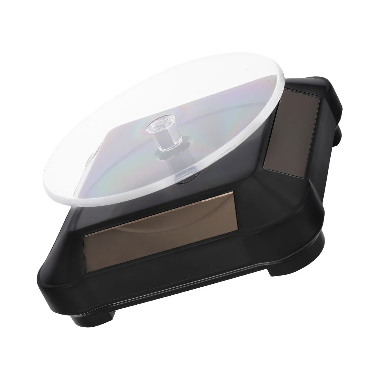Solar Rotating Display Stand for Jewelry Automatic 360 Degree Rotation Sleek ABS Design Eco Friendly Silent Jewelry Store