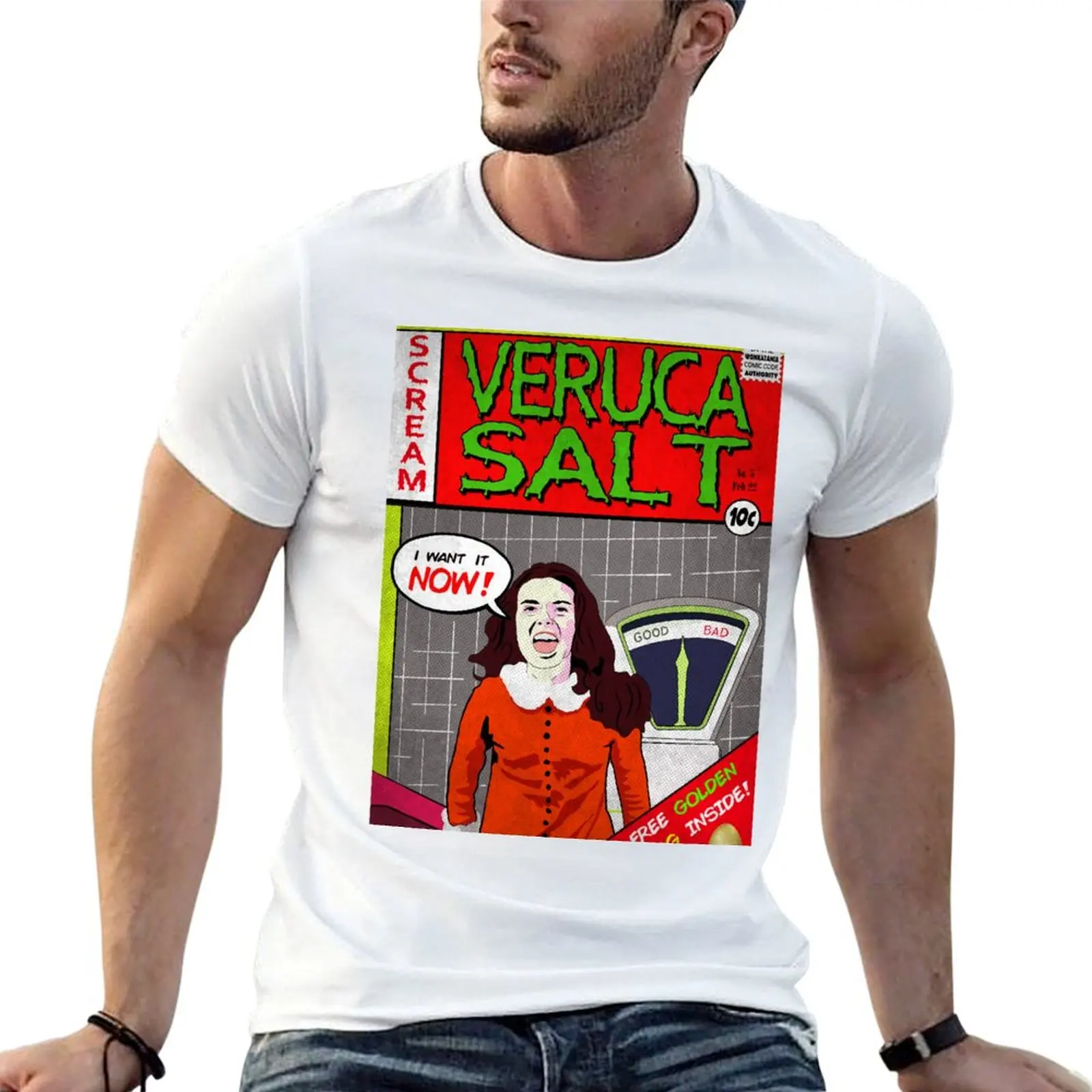 

Veruca Salt is a Bad Egg T-Shirt men t shirt cotton 100% man t shirt cotton high quality T-Shirt