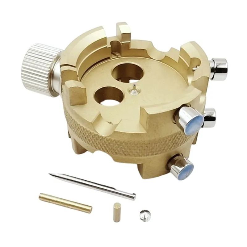 A32HOT-Rolex 4130 Movement Holder Tool For Watch Repair Alloy Steel Gold