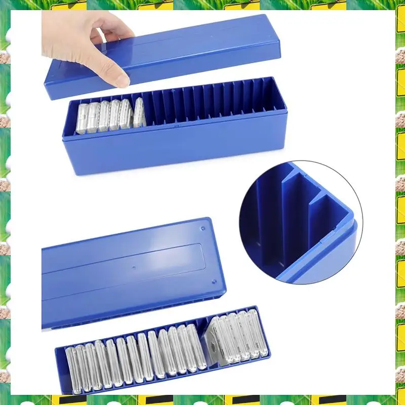 3C Electron 2Pcs Plastic Coin Box Coin Identification Box Storage Box Compatible With 20 Slab Coin Holders, For Collectors Coin