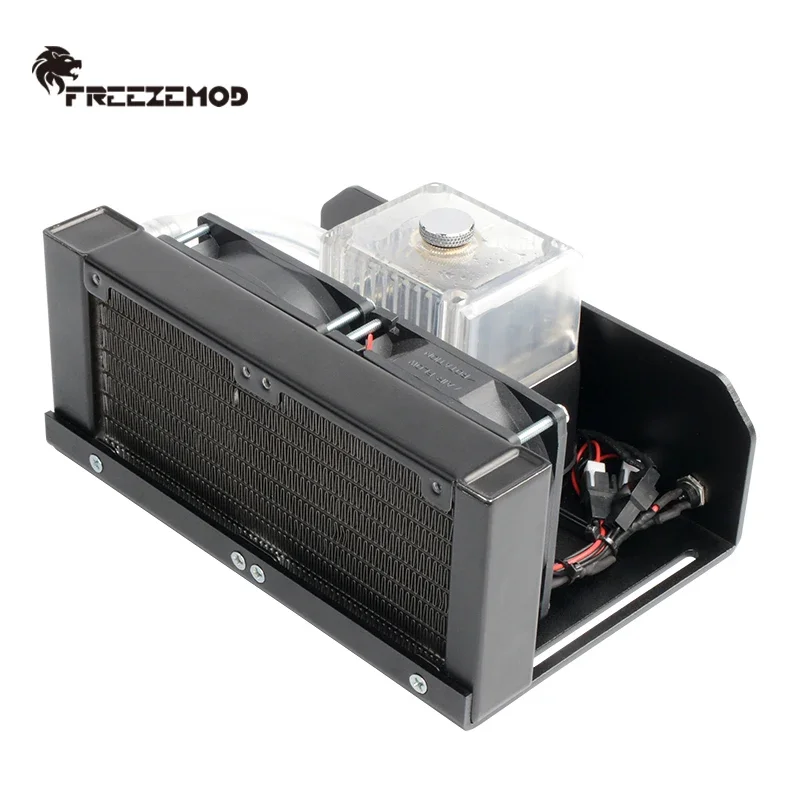 FREEZEMOD 산업용 수냉 모듈, 3D 프린팅, 의료용 라디에이터, 240mm, 2 팬, 수냉 키트, SLMZ-V-B