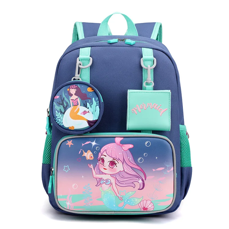 Mochila escolar ultraligera para niños de 3 a 7 años, bolsa impermeable para guardería, dinosaurio, unicornio, sirena