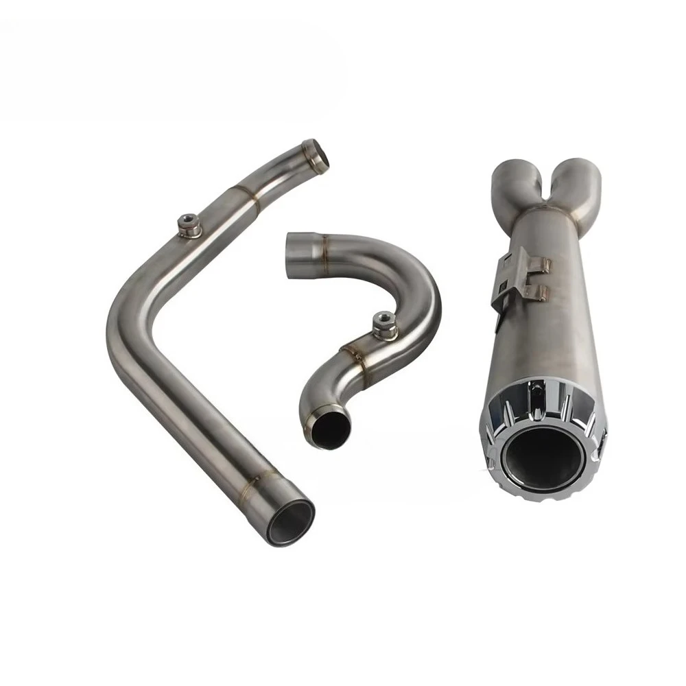 

Motorcycle 2 Into 1 Exhaust Muffler System for Harley Softail Low Rider ST FXLRST 117 2022-2025 Bob FXFBS 2018-2024
