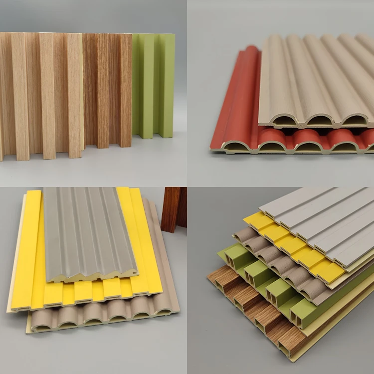 2026 Factory Customized Production Marble Pattern Interior Ceiling Fluted Wpc Wall Panelpromote sales