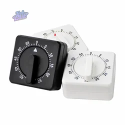 60 Minutes Kitchen Timer Count Square Cooking Up Alarm Temporizador Clock Mechanical Stopwatch Alarm Timer