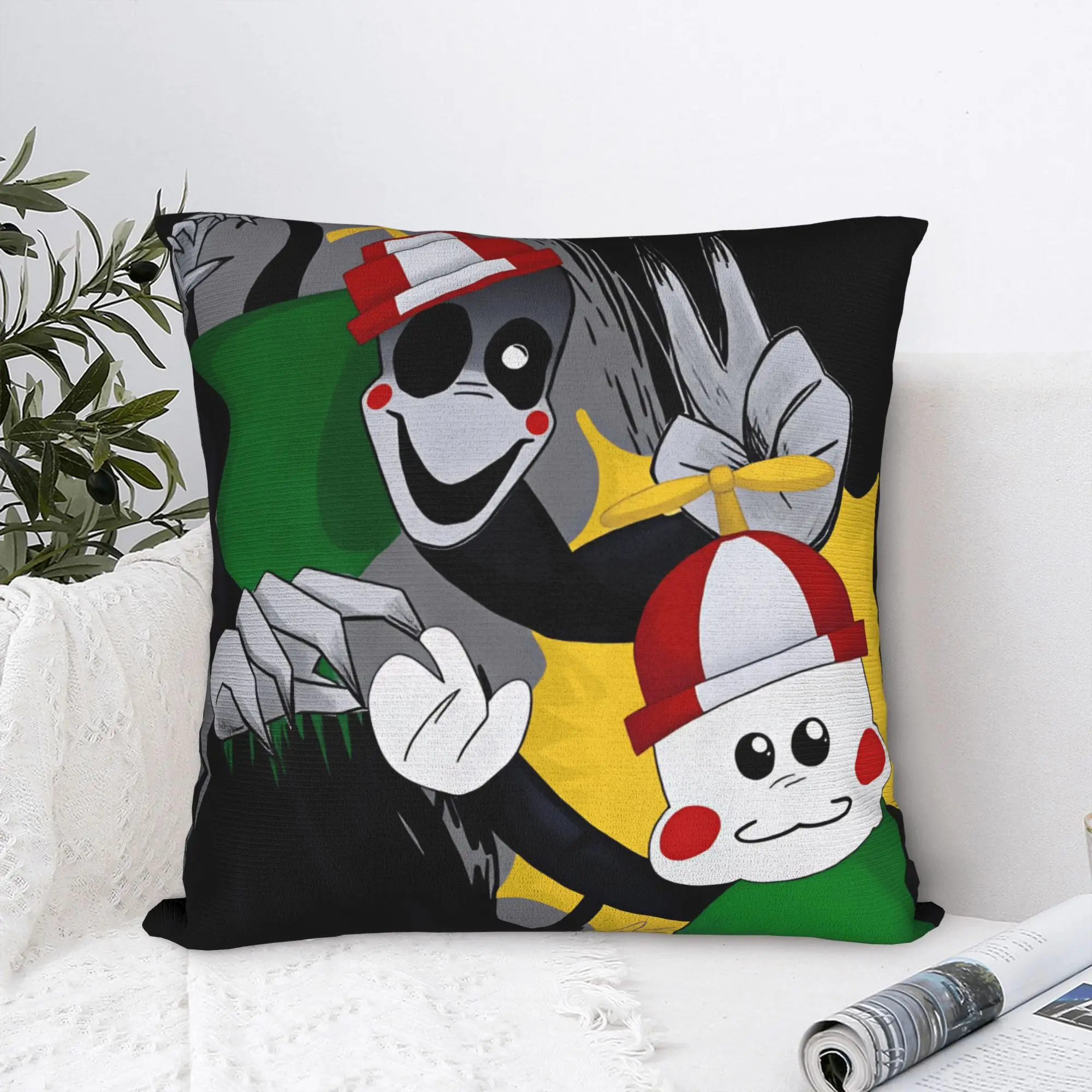 Omenaso Verse Pillow Cover  Comfy Cushion Cover Vintage Pillow Case For Living Room Chair