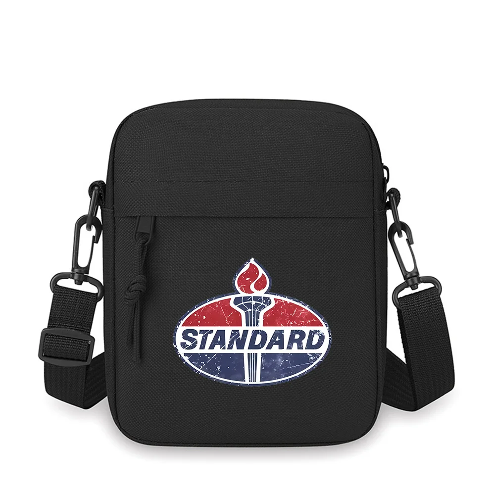 

Classic torch emblem vintage logo Men Crossbody Bag Single Shoulder Women Cartoon Anime Film Printing Design Unisex