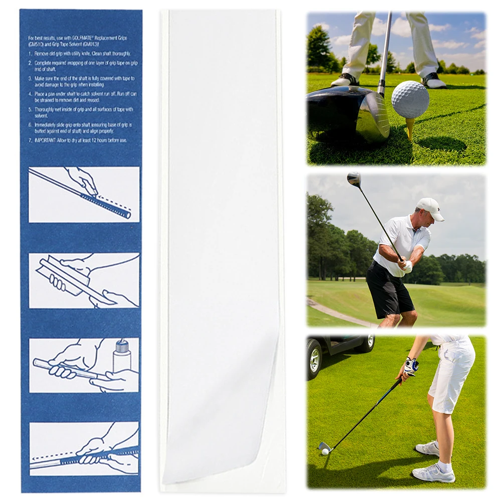 13 Pcs Double Sided Adhesive Strips Professional Golf Club Grip Tape Ultimate Golf Tape for Better Regrip and Control