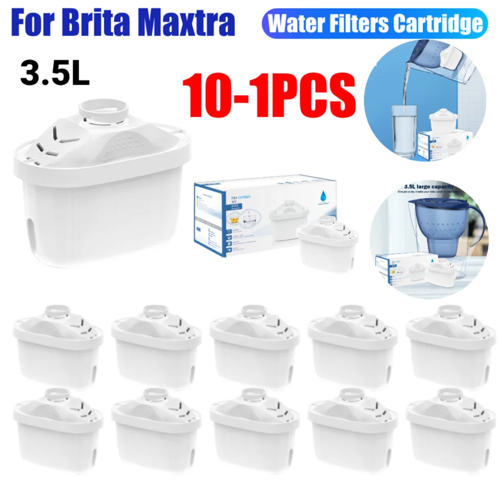 

10-1 шт. сменные фильтры для воды для картриджей Brita-Maxtra, уменьшающие заглушки для хлора, фильтр для воды с активированным углем