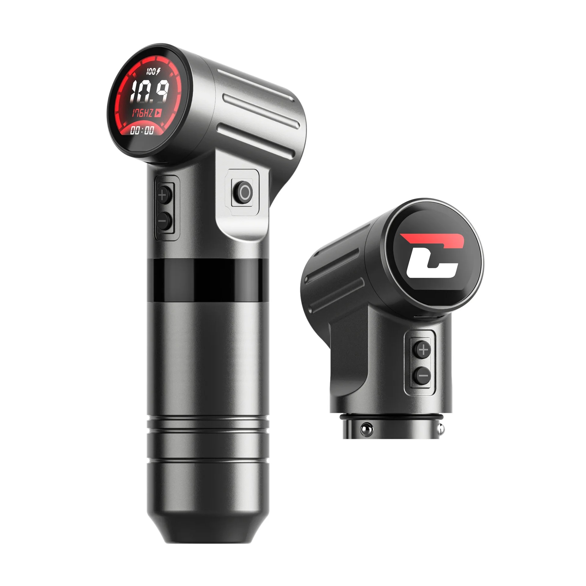 Wireless Tattoo Machine Pen Dual Battery 4.0mm Stroke Brushless Motor Direct Drive LCD Display for Artist