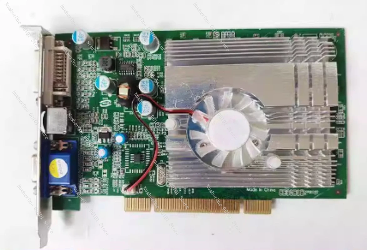 PCI graphics card inventory GF/5200 independent 128MB DVI+VGA graphics card