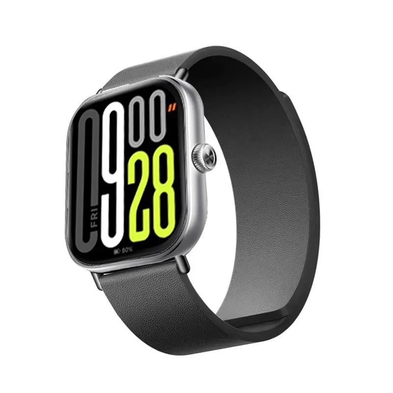 Tali magnetik untuk jam Redmi 5/4 Correa, tali jam tangan olahraga untuk Xiaomi band 9 Pro/8 Pro sabuk jam tangan pintar Pria Wanita