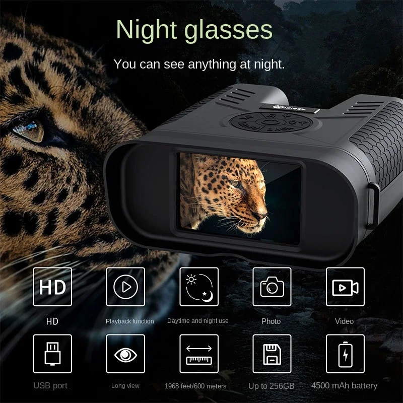 

High-definition full-color night vision instrument low-light and high-power mirror video photography infrared binoculars