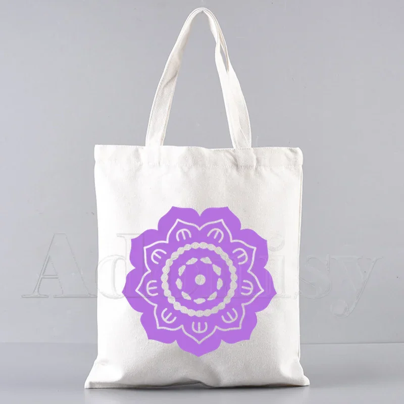 مو داو زو شي المرأة حقيبة تسوق من القماش رسائل طباعة الإناث القماش حقيبة كتف ايكو حقيبة يد حمل قابلة لإعادة الاستخدام أكياس البقالة للمتسوقين